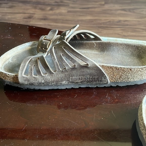 Birkenstock Granada Leather Sandals Women's US
7 EUR 37 Brown Double Straps - Picture 7 of 10